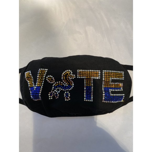 Sigma Gamma Rho Vote Bundle Bling Rhinestone Mask Bundle - Picture 5 of 11